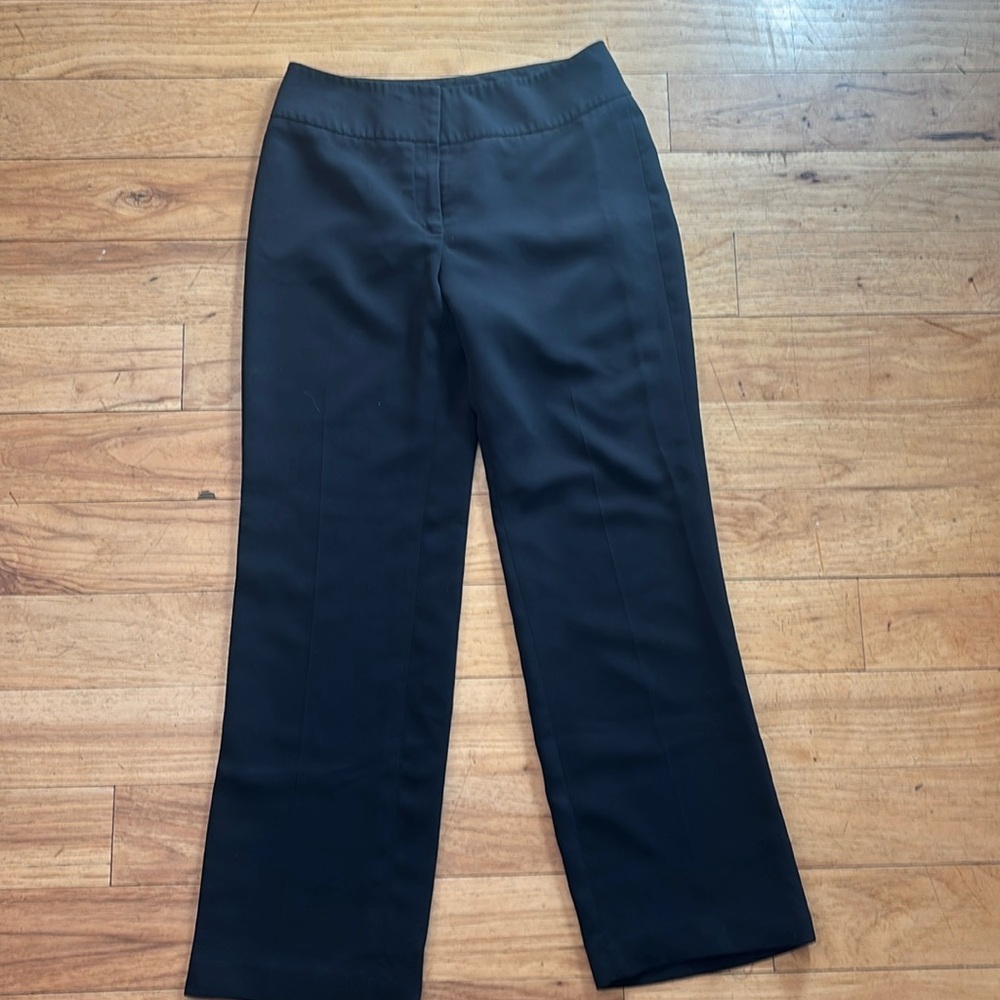 Jones studio black lined slacks